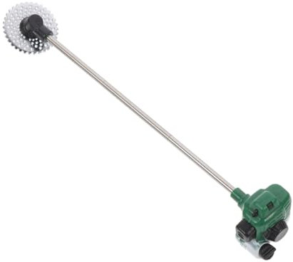 Yardwe Rasenmähermodell Miniaturen dekorativer Mini-Hausmäher Mini-Rasenmäher Mini-Gartengerätemodelle winzig Mäher Miniatur-Puppenhaus-Gartengeräte PVC Green