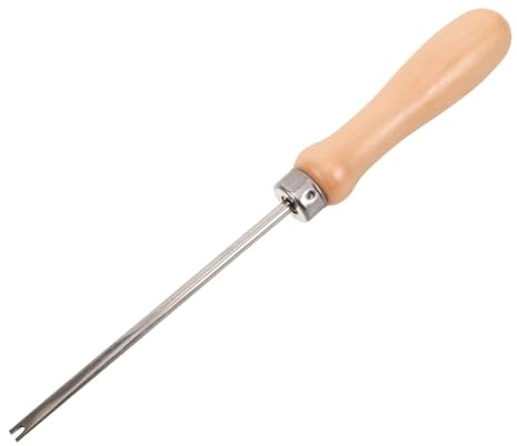 Füllwatte Werkzeuge mit Griff 23x2,5x2,5cm für Plüschtiere | Holz und Metall, Präzises Handwerkzeug für Selbstgemacht Basteln, Kuscheltiere für Mädchen