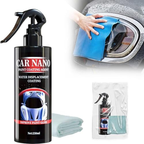 Nano Spray Protector Alto para Coche,Nano Spray para Coche,Spray de Revestimiento Cerámico,Revestimiento Cerámico para Vehículos (1 Pack)