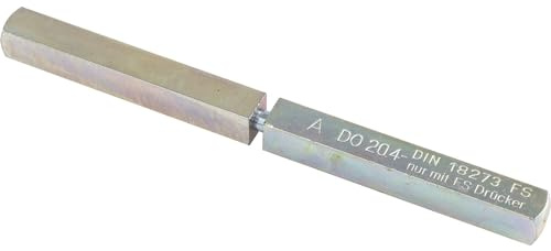 Drückerstift PR 120 FS - Vierkant 9mm, geteilt, 81/81, Stahl verzinkt | Vierkantstift dormakaba