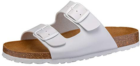 Lico Herren Bioline Man Flache Hausschuhe 47 Weiss