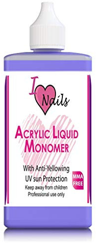 Love nails acrylic liquid 100ml nail salon monomer MMA Free