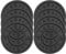 Logest Fractional Olympic Plates Set of 8-0.50LB Plates Fractional Weight Plates Designed for Olympic Barbells for Strength Training and Micro Plates Olympic Weight Plates