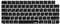 XSKN Tastaturabdeckung aus Silikon für Apple iMac M1 Chip Magic Keyboard mit Touch ID A2449 mit Sperrschlüssel A2450 Tastatur (US-Version, arabisches Schwarz)