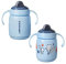 Tommee Tippee Superstar Trainer Sippy Cup for Toddlers, INTELLIVALVE Leak-Proof & Shake-Proof (10oz, 6+ Months, 2 Count), Blue