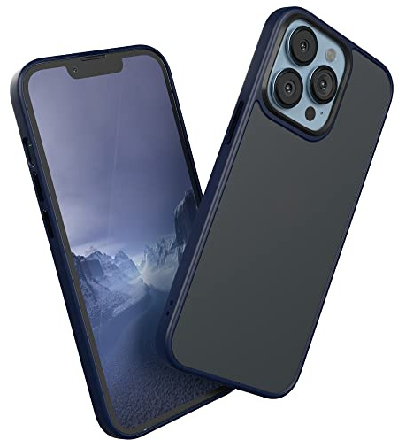 EAZY CASE Ultra Schutz Outdoor Hülle kompatibel mit iPhone 13 Pro, hochwertige Schutzhülle mit Ultra Aufprallschutz, Stoßfest und Kratzfest, dünne Handyhülle mit Kameraschutz, Dunkel Blau