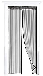 BIANCHERIAWEB Zanzariera Magnetica Per Porta Ingresso E Finestre Anti Insetti Zanzare Protezione Mosche Si Chiude da Sola 140X240 Nero