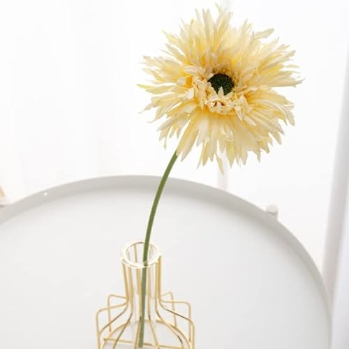 Equirider 3 stücke Lange Zweig Künstliche Blume Chrysantheme Gefälschte Pflanze Wohnzimmer Topfblumenarrangement Hochzeit Szene Dekoration