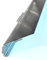Traufblech 2 Meter lang, Traufeinlauf 120mm x 65mm, Winkel 115° Rinneneinlauf Dach-Rinnen-Einhang Dachblech Trauf-Dichtung in grau anthrazit RAL 7016 (120 x 65 x 2.000mm mit 115°)