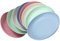 Kazaigou 8 Pack Plastic Plates 24.8cm/9.8 Inch Dinner Plates, Lighweight & Unbreakable Dishes, Plastic Dishes Dinnerware Sets, Resuable Microwave & Dishwasher Safe, BPA Free for Kids and Adult