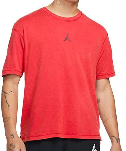 Nike Jordan Dri-FIT Sport Herren-T-Shirt, Gym-Rot / (Schwarz), L