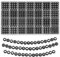 ARTDOT 1400 Stück A-Z Buchstabenperlen, Alphabet Perlen für Armbänder, 7 mm Perlen zum Auffädeln, Armbänder Selber Machen Buchstaben Perlen und Bunte Smiley Herz Perlen für Schmuck DIY Crafts