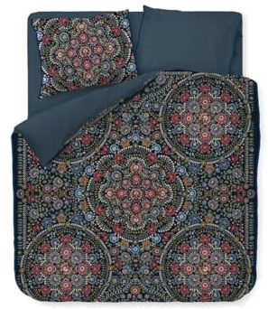 PiP Studio Bettwäsche Il Ricamo dark blue 1 Bettbezug 200 x 200 cm + 2 Kissenbezüge 80 x 80 cm