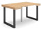 Skraut Home | Table Console Extensible | Console Meuble | 140 | pour 6 Personnes | Pieds Bois Massif | Style Moderne | Chêne