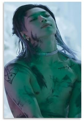 INEOUT Korea Idol Group Shinee Taemin Poster Dekorative Malerei Leinwand Wandkunst Wohnzimmer Poster Schlafzimmer Malerei,Wandkunst Bilddruck Moderne Familienzimmer Dekor 08x12inch(20x30cm)