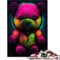 1000 Pieces Puzzles for Adults Neon Teddy Bear jigsaw puzzles for adults wooden puzzles Adults Puzzles Gifts 1000pcs (75x50cm)