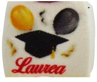 Marshmallow Quadrati con stampa Laurea 20pz