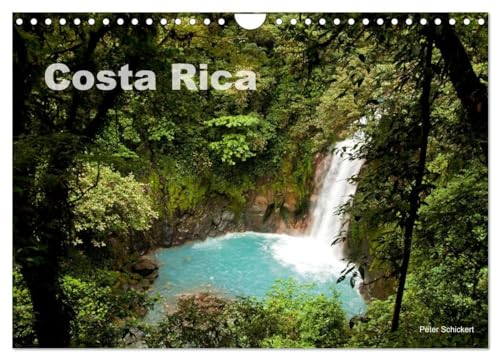 Costa Rica (Wandkalender 2025 DIN A4 quer), CALVENDO Monatskalender: Traumstrände und Natur in Mittelamerika