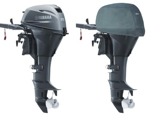 Oceansouth Passgenaue Abdeckhauben für Yamaha Außenbordmotor (F15C, F20B 2CYL 362cc (von 2007 bis 2024))