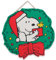 Open Road Brands Peanuts Snoopy Weihnachtskranz Wandschmuck Dekoration für Zuhause