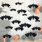 FUIPVGI 32 Pièces Chauve Souris Deco Halloween, 3D Horreur Chauve Souris Jouet, Halloween Chauve Souris Deco, Suspendu Chauve Souris Fantôme pour Porte et Fenêtre de Maison, Mur, Branche, Fête Déco