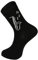 Musik-Socken mit eingewebtem Saxofon, Black&White-Edition, 1 Paar (DE/NL/SE/PL, Numerisch, 39, 42, Regular, Regular, schwarz)