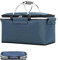 Isolierter Picknickkorb - Auslaufsicher Faltbarer Thermokorb | Einkaufskorb Tasche Box | Faltbarer Picknickkorb mit Griff | Isolierte Kühltasche für Picknick, Reisen, Camping und Lebensmittellieferung