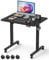 Xyndyx Höhenverstellbarer Schreibtisch, 80x60 cm, Glattes Einteilige Tischplatte, elektrischer Schreibtisch höhenverstellbar, Computertisch mit Memory Funktion, Schwarz