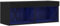 vidaXL Buffet TV avec éclairage LED Chêne Noir 80x30x30 cm