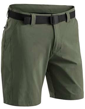 Maier Sports Nil Short M, Kurze Herren Wanderhose, Wasserabweisende Bermuda für Trekking und Hiking, PFC-frei, mSTRETCH pro 4 & Dryprotec