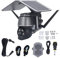 Solar Security Camera Wireless Outdoor 1080P 3MP 360 Degree Battery PTZ Cam Motion Detection Alert 2 Way Talk for Home (2.4GHz WiFi)