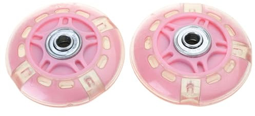 JADEWaa 2 x Kinder-Rollerrad, blinkende Beleuchtung, für mehr Stabilität