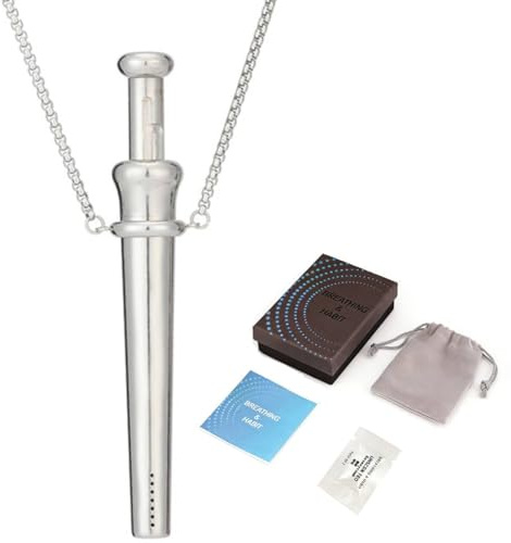 Scoop Necklace, Portable Anxiety Relief Pendant, Aromatherapy Fragrance Spoon Necklace with Tea Spoon, Stress Relief Aroma Locket for Daily Wear (Silver)