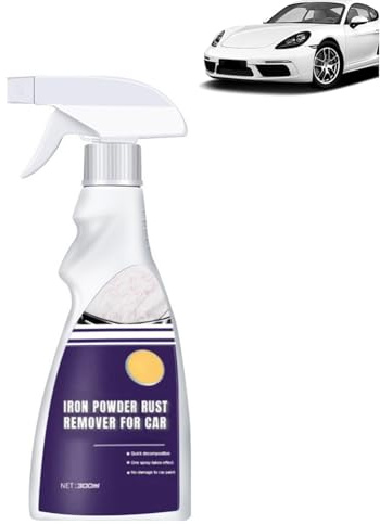 Iron Powder Rust Remover for Car,2026 New Upgrade Heavy Duty Metal Cleaner,Multi-Functional Quick-Acting Powder Remover Spray for Vehicles, Tools, Chains (1PCS)