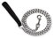Strong Dog Lead Chain 1.2m 1.8m Chew Proof Metal Dog Leash 4ft 6ft Heavy Duty No Bite Lead for Puppies Small Medium Large Dogs - Padded Comfy Handle Black