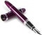 Jinhao 159 Luxus Lila Füllfederhalter, Fude Pen Kalligraphie Gebogene Feder Big Office Heavy Pen mit Federmäppchen Set