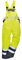 Stormway Men's Hi Vis Contrast Bib and Brace Waterproof Ulined Workwear Dungarees Overall Yellow/Navy Large