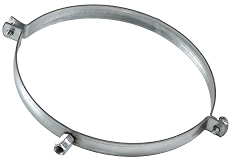 200mm Rohrschelle Wickelfalzrohr Halterung Halter Rohr Heizungsrohr Dachrinne, 1 Stk.