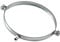 200mm Collier de Serrage en Acier Galvanisé - Pour Tube/Tuyau De Ventilation, 1 pièce