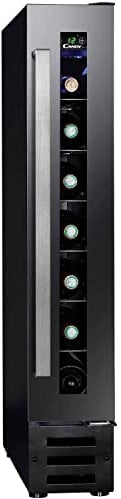 Candy 7 Bottle Capacity Single Zone Built in Wine Cooler - Black