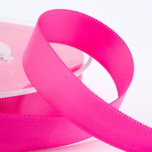 Italian Options Satinband, 3 mm breit x 50 m Rolle, Hot Pink