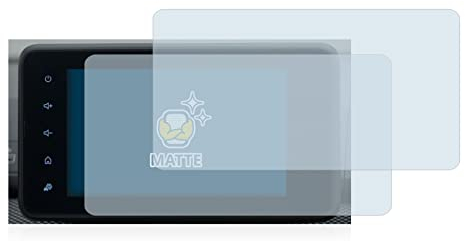 BROTECT Entspiegelungs-Schutzfolie für Dacia Sandero 2021 Media Display 3.5 (2 Stück) Matte Displayschutz-Folie, Anti-Reflex, Anti-Fingerprint