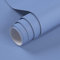 VOLEAAR Light Blue Contact Paper 40 x 1000CM Pure Blue Peel and Stick Wallpaper Vinyl Self Adhesive Waterproof Solid Color Wall Paper for Cabinet Shelf Liner Room Walls Covering Decorative