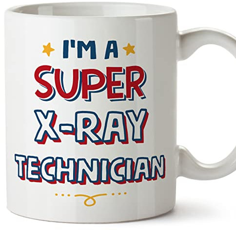 MUGFFINS Tazas para TÉCNICA DE RAYOS - En Inglés - - 11 oz / 330 ml - Regalo original y divertido