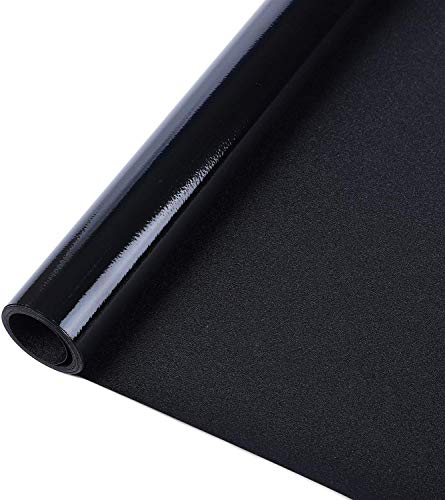 rabbitgoo Blackout Window Film, Sun Blocking Window Privacy Cover for Glass, Removable Opaque Room Darkening Dark Black Out Window Cover Tint Shades for Home Day Sleep Light Blocker 75 x 200 cm