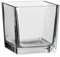 Vase carré en Verre, Vase à Base d'eau, 8cm, 10cm, 12cm, 15cm, Salon, Bureau, Chambre, etc. 12cm