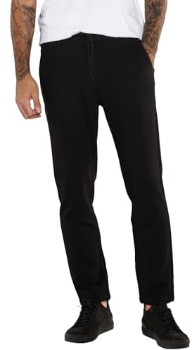 emilio adani Herren Herren Chino Slim fit, 36011, 36011, Schwarz in Größe 54