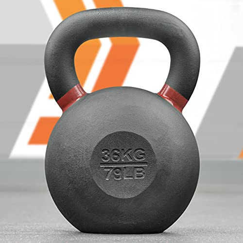 METIS Pro Cast Iron Kettlebells | Improve Your Strength Training with Premium-Quality Weights – Choose from Various Sizes [4-48kg] and 2 Set Options (36kg)