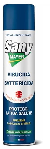 cubex professional Spray Disinfettante a 4 Azioni Contro la Diffusione dei Virus da 400 ml, ad Azione Immediata e Duratura, Per Aspirapolveri, Condizionatori e Climatizzatori, Made in Italy