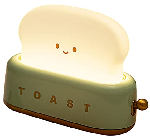 WOONEKY Toaster Light Nursery Decor Night Lights Night Light Birthday for Night Lamp for Small Lamp Lamp for Bedroom Birthday Night Light
